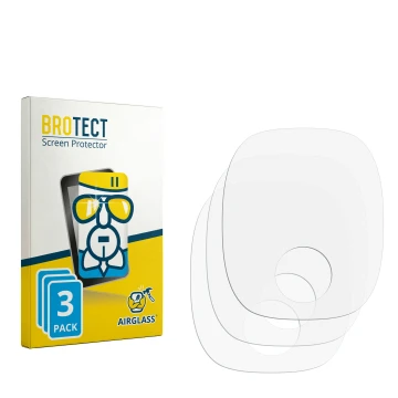 Vorderseite einer Produktverpackung mit dem Markenlogo BROTECT. Daneben ist der zugehörige Displayschutz.