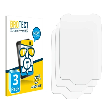 Vorderseite einer Produktverpackung mit dem Markenlogo BROTECT. Daneben ist der zugehörige Displayschutz.