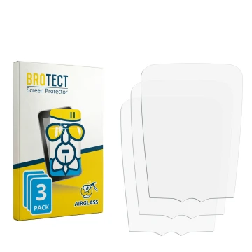 Vorderseite einer Produktverpackung mit dem Markenlogo BROTECT. Daneben ist der zugehörige Displayschutz.