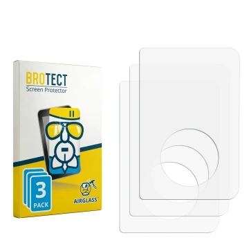 Vorderseite einer Produktverpackung mit dem Markenlogo BROTECT. Daneben ist der zugehörige Displayschutz.