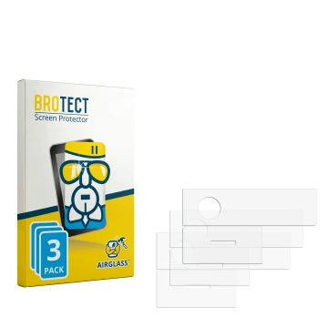 Vorderseite einer Produktverpackung mit dem Markenlogo BROTECT. Daneben ist der zugehörige Displayschutz.