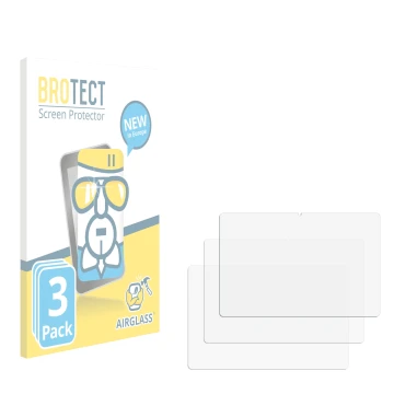 Vorderseite einer Produktverpackung mit dem Markenlogo BROTECT. Daneben ist der zugehörige Displayschutz.
