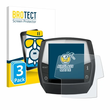 Vorderseite einer Produktverpackung mit dem Markenlogo BROTECT. Daneben ist das Gerät Bosch Intuvia Active Line mit dem zugehö