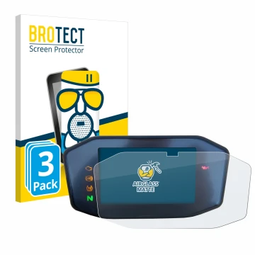 Vorderseite einer Produktverpackung mit dem Markenlogo BROTECT. Daneben ist das Gerät KTM 690 Duke 2016 mit dem zugehörigen Di