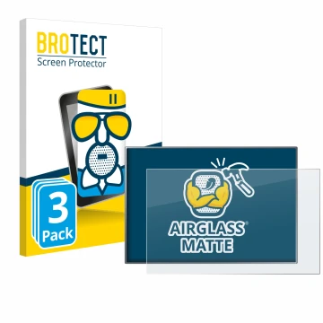 Vorderseite einer Produktverpackung mit dem Markenlogo BROTECT. Daneben ist das Gerät Siemens Simatic HMI KTP 900 Basic mit de