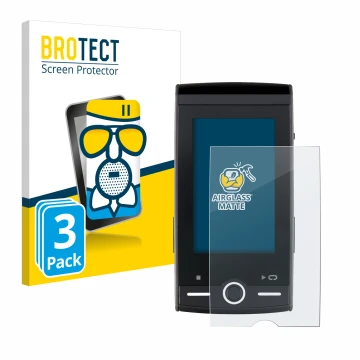 Vorderseite einer Produktverpackung mit dem Markenlogo BROTECT. Daneben ist das Gerät Sigma ROX 12.0 Sport mit dem zugehörigen