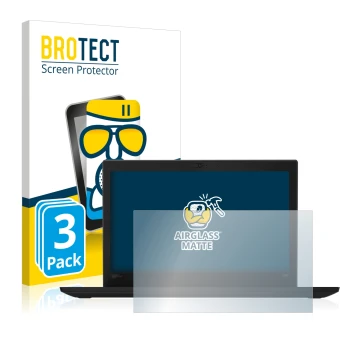 Vorderseite einer Produktverpackung mit dem Markenlogo BROTECT. Daneben ist das Gerät Lenovo Thinkpad X280 mit dem zugehörigen