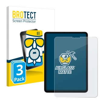 Vorderseite einer Produktverpackung mit dem Markenlogo BROTECT. Daneben ist das Gerät Apple iPad Pro 11