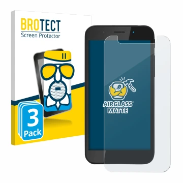 Vorderseite einer Produktverpackung mit dem Markenlogo BROTECT. Daneben ist das Gerät Shiftphones Shift5me mit dem zugehörigen