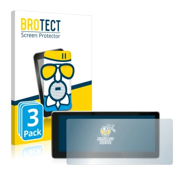 Vorderseite einer Produktverpackung mit dem Markenlogo BROTECT. Daneben ist das Gerät Mercedes-Benz E-Class W212 2009-2014 NTG