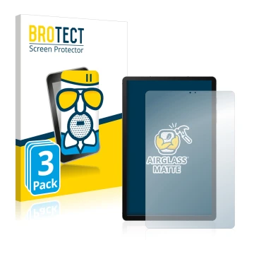 Vorderseite einer Produktverpackung mit dem Markenlogo BROTECT. Daneben ist das Gerät Samsung Galaxy Tab S6 WiFi 2019 mit dem 