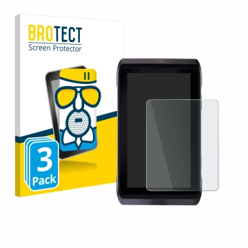 Vorderseite einer Produktverpackung mit dem Markenlogo BROTECT. Daneben ist das Gerät Atomos Shogun 7 mit dem zugehörigen Disp