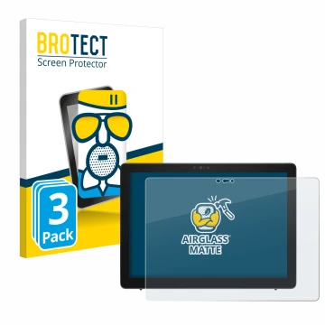 Vorderseite einer Produktverpackung mit dem Markenlogo BROTECT. Daneben ist das Gerät Dell Latitude 7200 2-in-1 mit dem zugehö