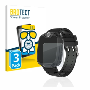 Vorderseite einer Produktverpackung mit dem Markenlogo BROTECT. Daneben ist das Gerät Pthtechus G-612 mit dem zugehörigen Disp