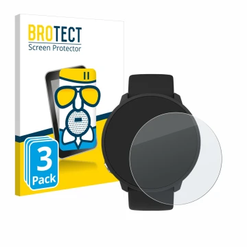 Vorderseite einer Produktverpackung mit dem Markenlogo BROTECT. Daneben ist das Gerät Polar Unite mit dem zugehörigen Displays