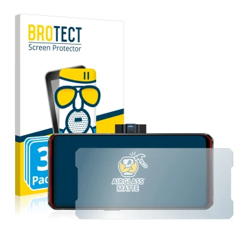 Vorderseite einer Produktverpackung mit dem Markenlogo BROTECT. Daneben ist das Gerät Lenovo Legion Duel mit dem zugehörigen D