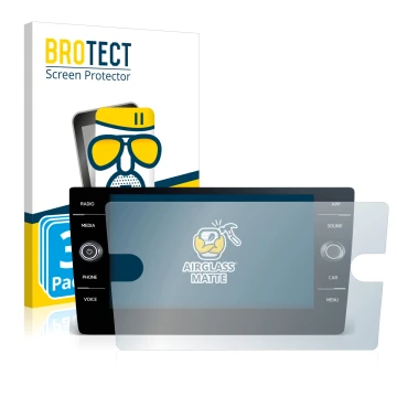 Vorderseite einer Produktverpackung mit dem Markenlogo BROTECT. Daneben ist das Gerät Volkswagen T-Roc United TSI 2020 Discove