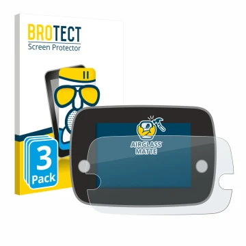 Vorderseite einer Produktverpackung mit dem Markenlogo BROTECT. Daneben ist das Gerät Fiat 500 Series 8 2020 Uconnect 7