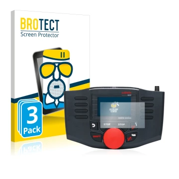 Vorderseite einer Produktverpackung mit dem Markenlogo BROTECT. Daneben ist das Gerät Märklin Mobile Station 2 60657 mit dem z