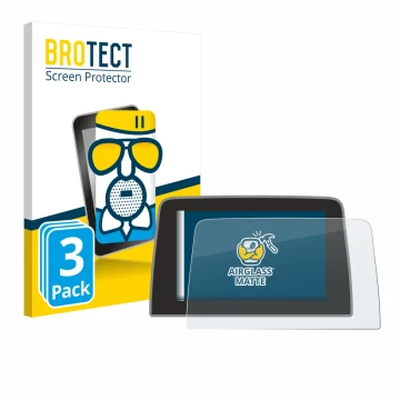 Vorderseite einer Produktverpackung mit dem Markenlogo BROTECT. Daneben ist das Gerät Ford Fiesta ST 2017-2021 SYNC 3 8