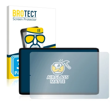 Vorderseite einer Produktverpackung mit dem Markenlogo BROTECT. Daneben ist das Gerät Xiaomi Mi Pad 5 (im Querformat) mit dem 