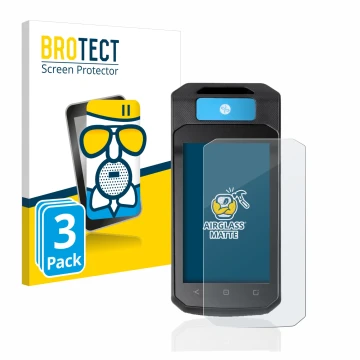 Vorderseite einer Produktverpackung mit dem Markenlogo BROTECT. Daneben ist das Gerät Accu-Chek Insight mit DBLG1 mit dem zuge