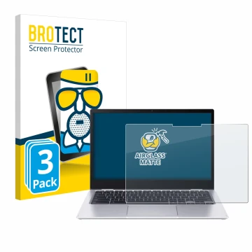 Vorderseite einer Produktverpackung mit dem Markenlogo BROTECT. Daneben ist das Gerät Acer Chromebook Spin 513 CP513-1H-S72Y m