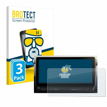 Vorderseite einer Produktverpackung mit dem Markenlogo BROTECT. Daneben ist das Gerät Cupra Formentor 2020-2022 Infotainment S