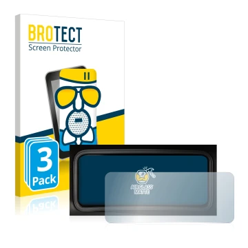 Vorderseite einer Produktverpackung mit dem Markenlogo BROTECT. Daneben ist das Gerät Hyundai Kona 2022 Tachoanzeige mit dem z