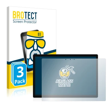 Vorderseite einer Produktverpackung mit dem Markenlogo BROTECT. Daneben ist das Gerät Xiaomi Book S 12.4