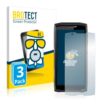 Vorderseite einer Produktverpackung mit dem Markenlogo BROTECT. Daneben ist das Gerät Crosscall Core-X5 mit dem zugehörigen Di