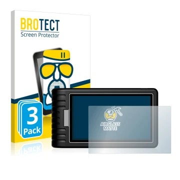 Vorderseite einer Produktverpackung mit dem Markenlogo BROTECT. Daneben ist das Gerät Topdon ArtiDiag 800 BT mit dem zugehörig