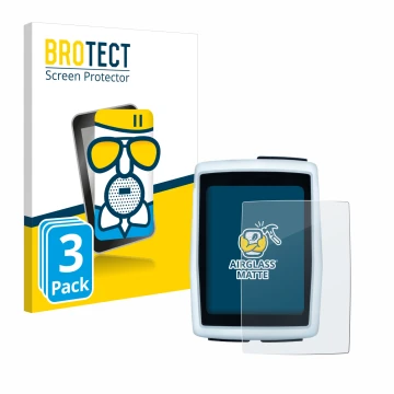 Vorderseite einer Produktverpackung mit dem Markenlogo BROTECT. Daneben ist das Gerät Sigma BC 12.0 WL mit dem zugehörigen Dis