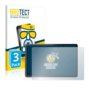 Vorderseite einer Produktverpackung mit dem Markenlogo BROTECT. Daneben ist das Gerät Lenovo Tab P11 Pro Gen 2 mit dem zugehör