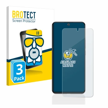 Vorderseite einer Produktverpackung mit dem Markenlogo BROTECT. Daneben ist das Gerät Xiaomi 12T Pro mit dem zugehörigen Displ