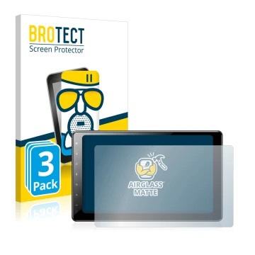 Vorderseite einer Produktverpackung mit dem Markenlogo BROTECT. Daneben ist das Gerät Pioneer AVIC-Z1000DAB-C Navigation mit d