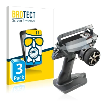 Vorderseite einer Produktverpackung mit dem Markenlogo BROTECT. Daneben ist das Gerät Sanwa MT 44 / MT 5 mit dem zugehörigen D