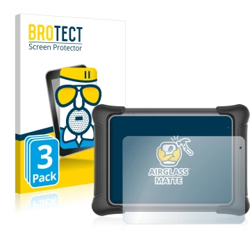 Vorderseite einer Produktverpackung mit dem Markenlogo BROTECT. Daneben ist das Gerät Autel MaxiSys Elite II mit dem zugehörig