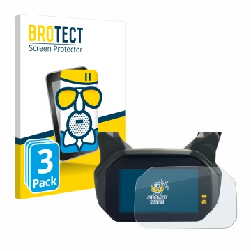 Vorderseite einer Produktverpackung mit dem Markenlogo BROTECT. Daneben ist das Gerät BMW C400 GT TFT mit dem zugehörigen Disp