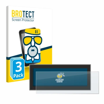 Vorderseite einer Produktverpackung mit dem Markenlogo BROTECT. Daneben ist das Gerät Opel Astra L 2022 Navigationssystem mit 