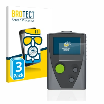 Vorderseite einer Produktverpackung mit dem Markenlogo BROTECT. Daneben ist das Gerät Swissphone Boss 915 mit dem zugehörigen 