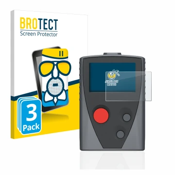 Vorderseite einer Produktverpackung mit dem Markenlogo BROTECT. Daneben ist das Gerät Swissphone Boss 935 mit dem zugehörigen 