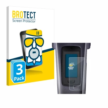 Vorderseite einer Produktverpackung mit dem Markenlogo BROTECT. Daneben ist das Gerät TQ HPR50 E-Bike System mit dem zugehörig