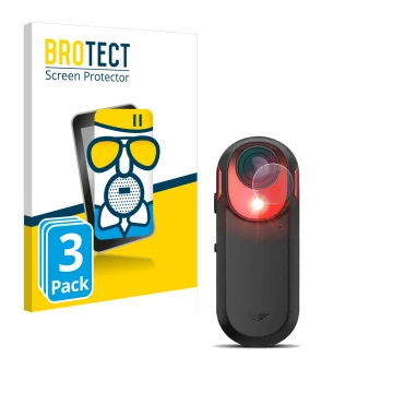 Vorderseite einer Produktverpackung mit dem Markenlogo BROTECT. Daneben ist das Gerät Garmin Varia RCT 715 mit dem zugehörigen