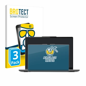 Vorderseite einer Produktverpackung mit dem Markenlogo BROTECT. Daneben ist das Gerät Lenovo Yoga 7 Gen 8 14