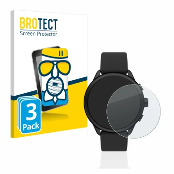 Vorderseite einer Produktverpackung mit dem Markenlogo BROTECT. Daneben ist das Gerät Fossil Smartwatch Wellness (Gen 6) Hybri
