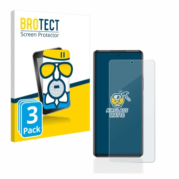 Vorderseite einer Produktverpackung mit dem Markenlogo BROTECT. Daneben ist das Gerät Infinix Note 30 mit dem zugehörigen Disp