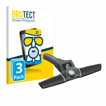 Vorderseite einer Produktverpackung mit dem Markenlogo BROTECT. Daneben ist das Gerät Motocaddy S1 DHC Electric Trolley mit de