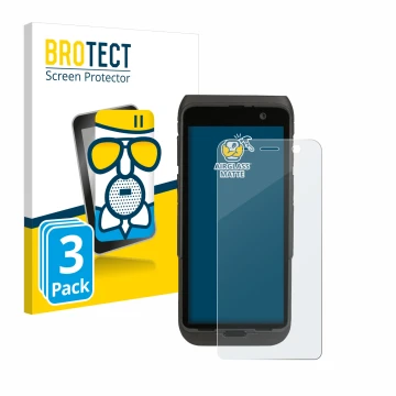 Vorderseite einer Produktverpackung mit dem Markenlogo BROTECT. Daneben ist das Gerät Honeywell CT47 mit dem zugehörigen Displ
