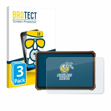 Vorderseite einer Produktverpackung mit dem Markenlogo BROTECT. Daneben ist das Gerät Blackview Active 8 Pro 10.36
